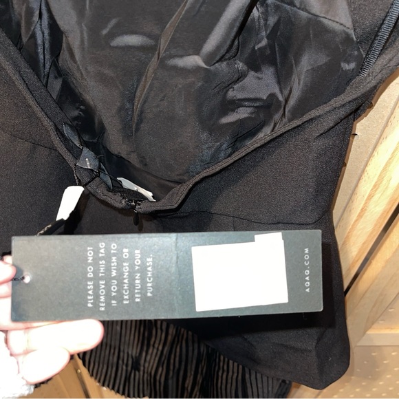 Elegant Black Halter Dress AQ/AQ Size 2‎ - Picture 5 of 8